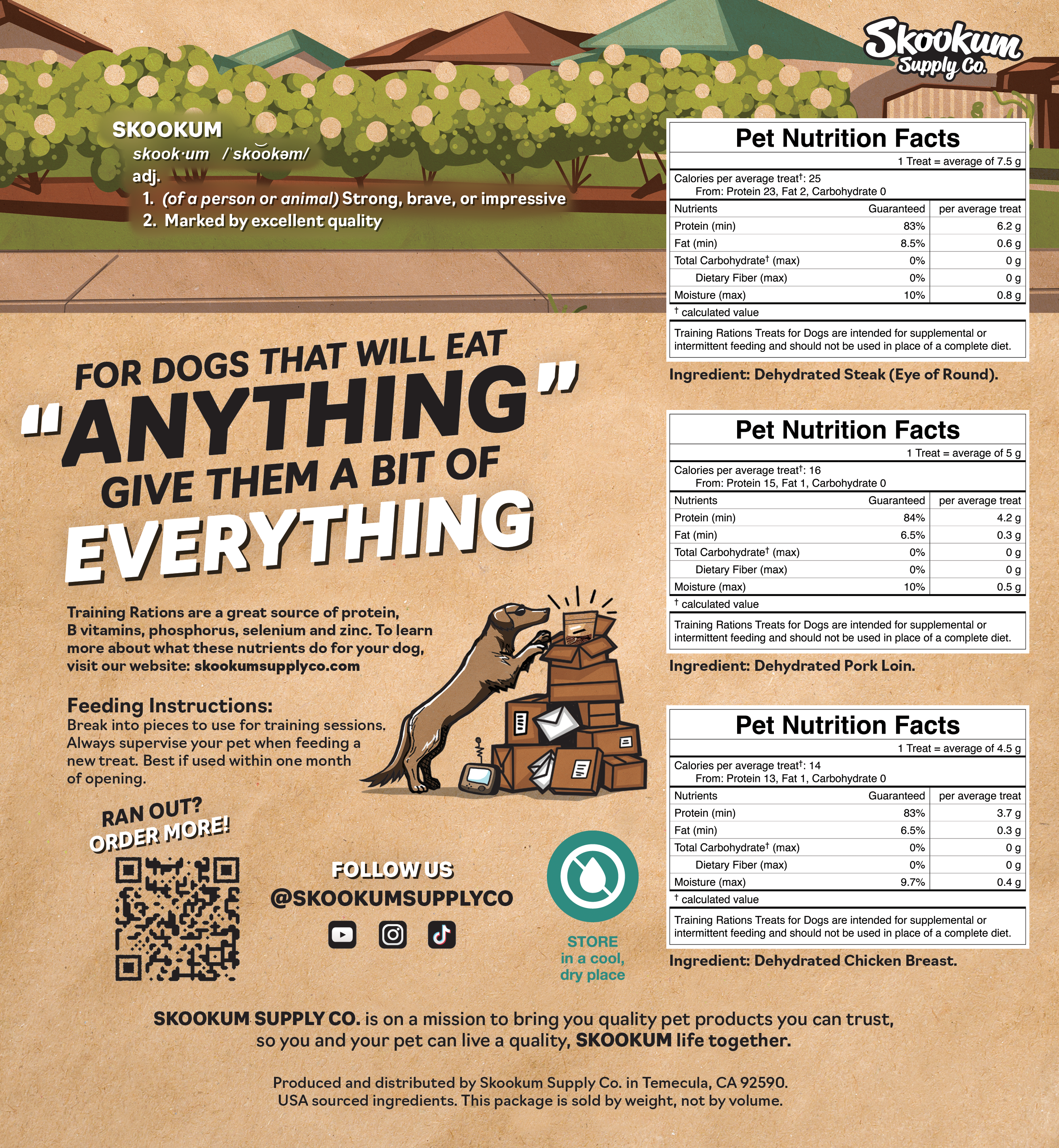 Training Rations: Variety Pack 6.5 oz